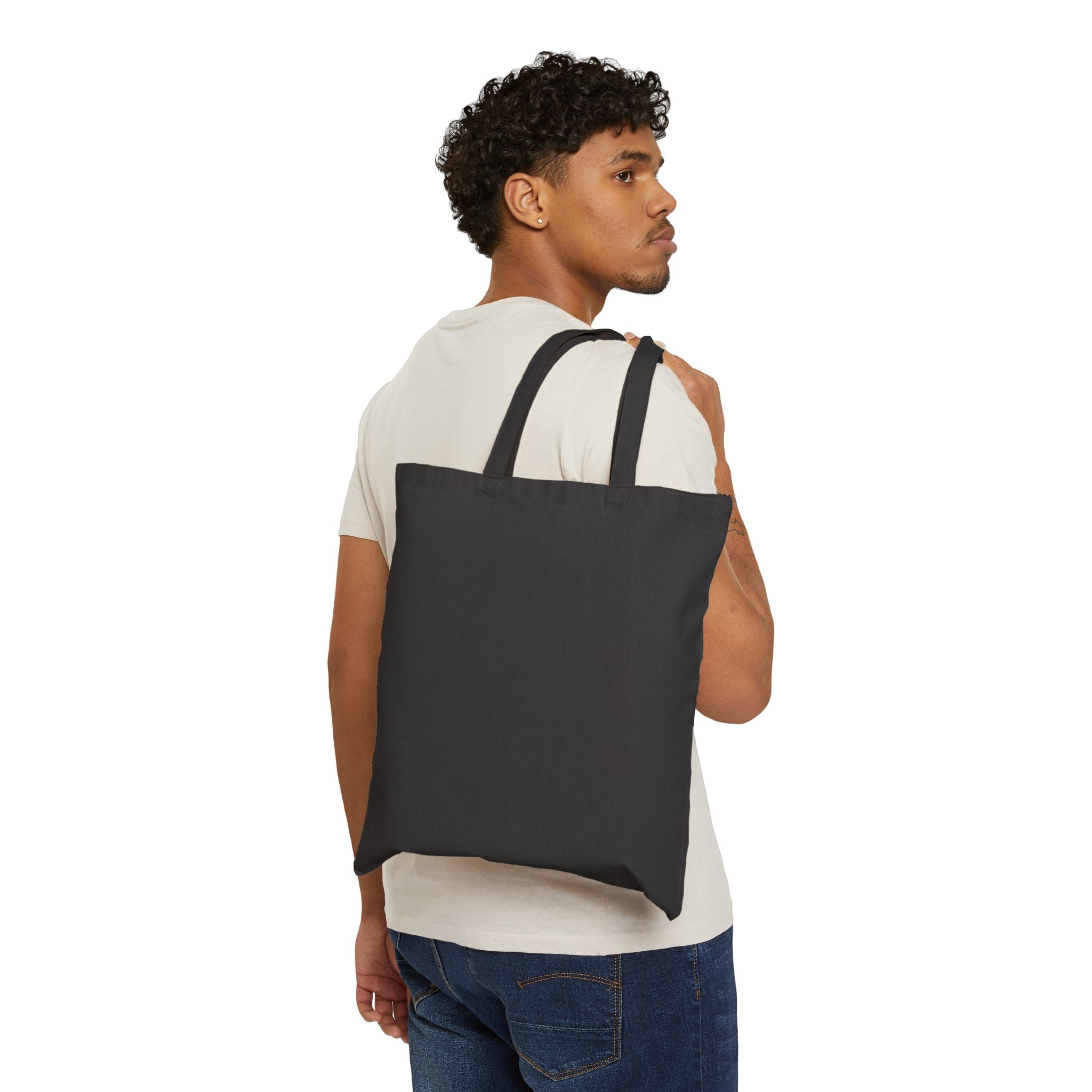 Refuse to Conform Canvas Tote Bag — Bold Retro Graphic Reusable Shopper
