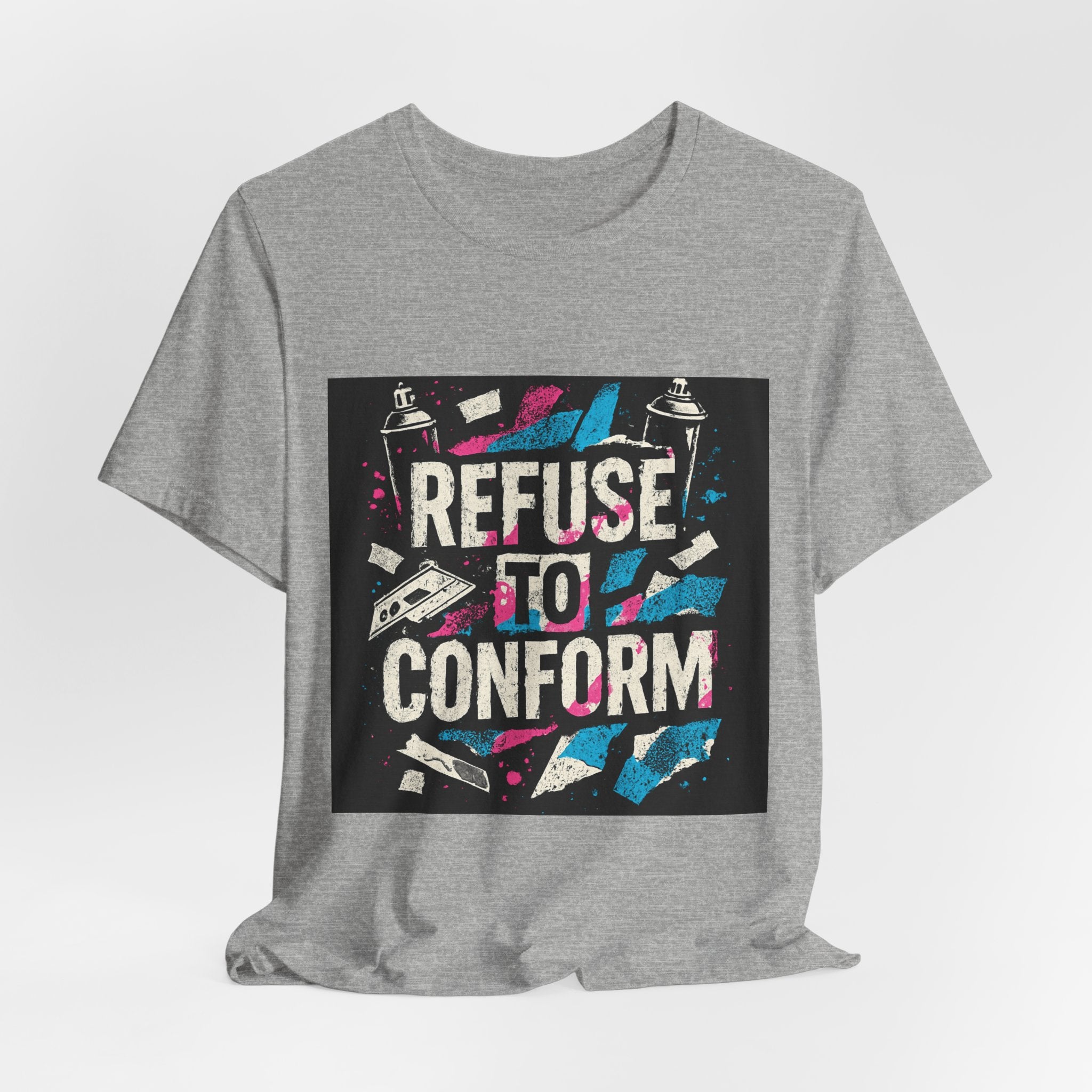 Refuse to Conform Tee — Bold Street Art Graphic T-Shirt