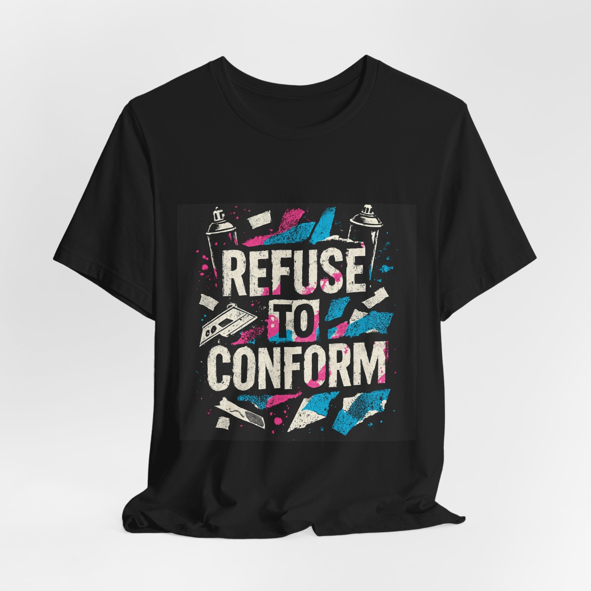 Refuse to Conform Tee — Bold Street Art Graphic T-Shirt