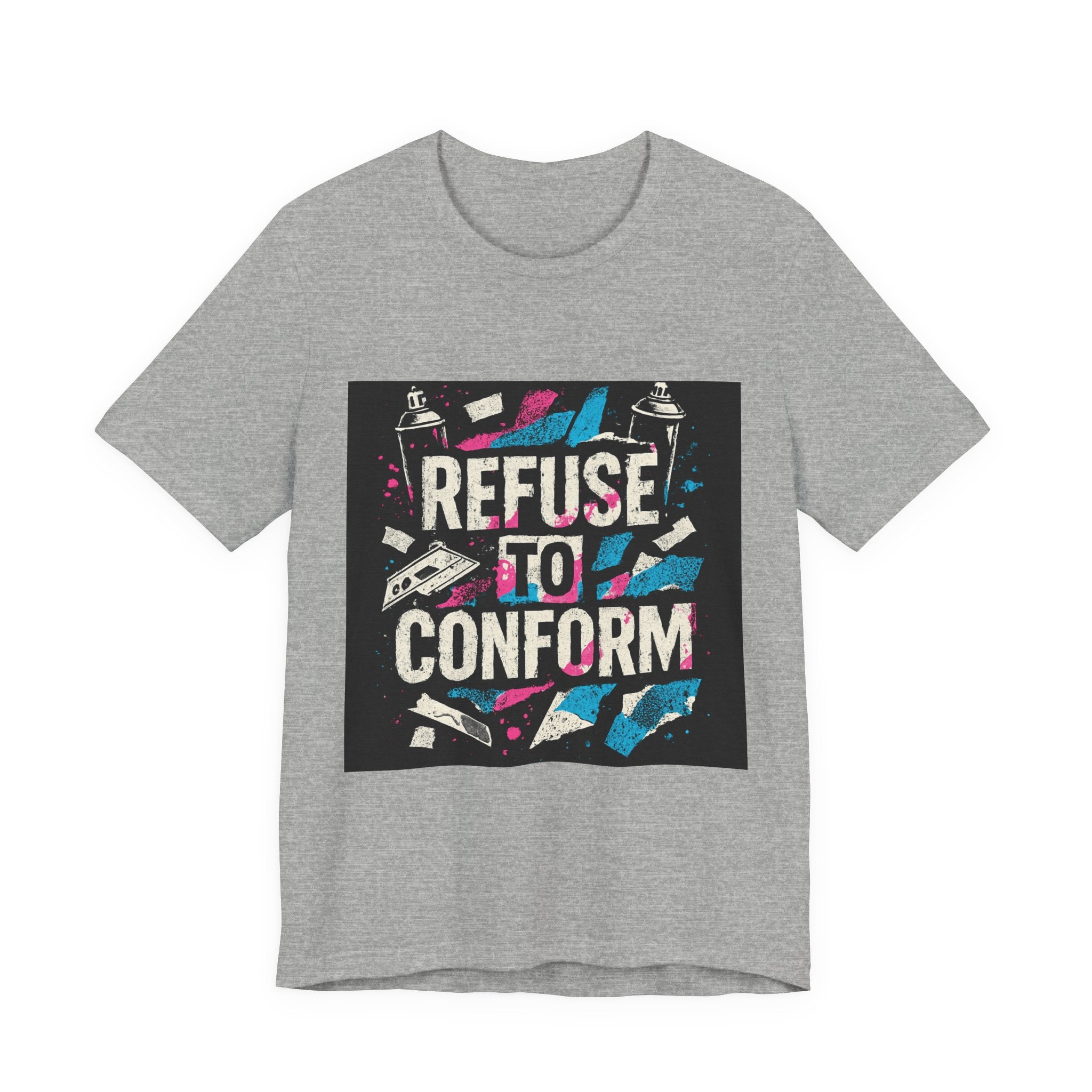 Refuse to Conform Tee — Bold Street Art Graphic T-Shirt
