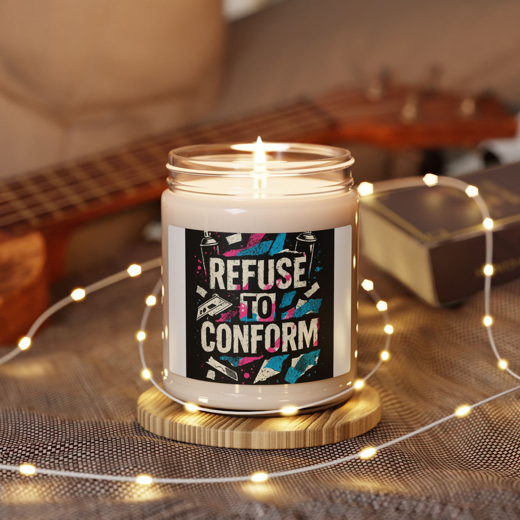 Refuse to Conform Scented Soy Candle — 9oz Inspirational Gift