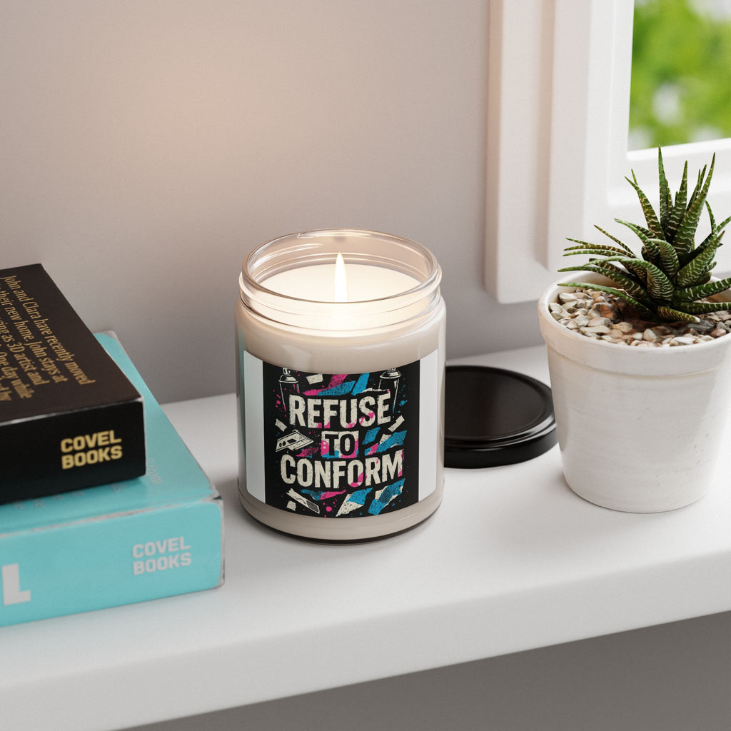 Refuse to Conform Scented Soy Candle — 9oz Inspirational Gift