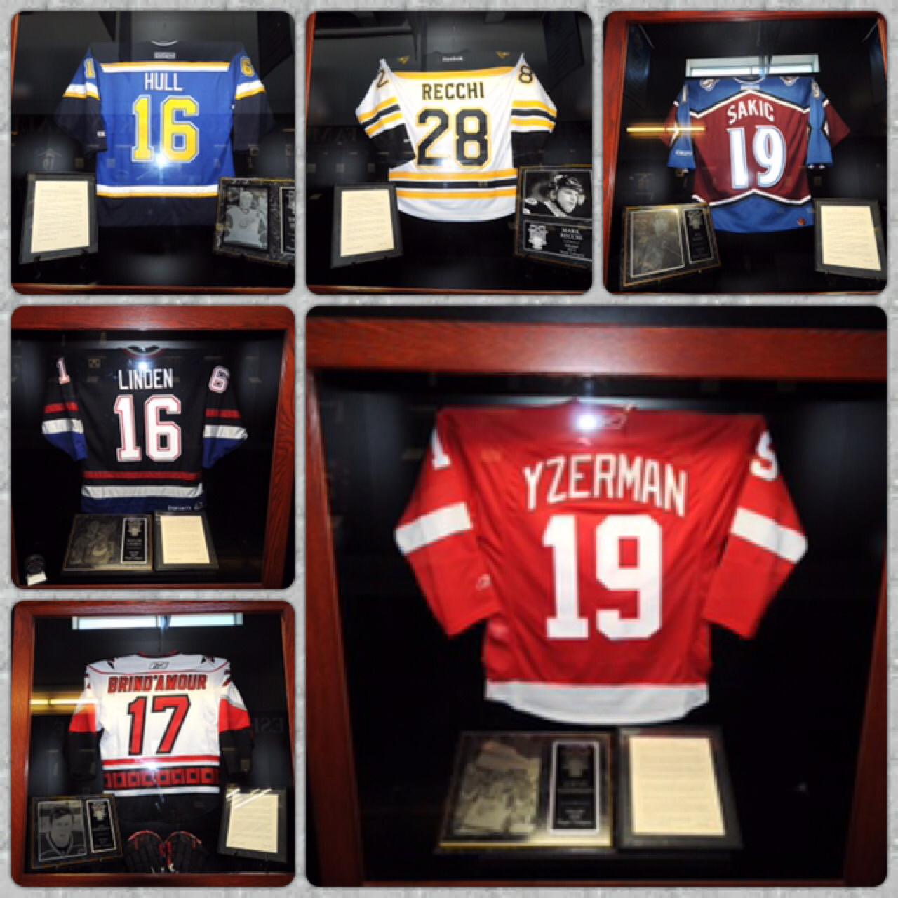 Jersey mount display